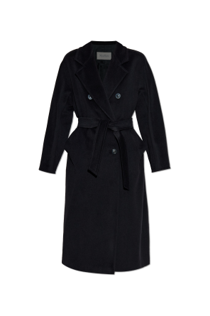 コート Max Mara Black Cashmere Lilia Coat Midi cashmere cardigan coat, black | 